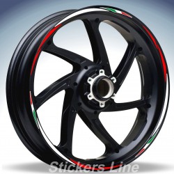 Adesivi ruote moto strisce cerchi per BMW R 1200 R stickers wheel R1200R Racing4