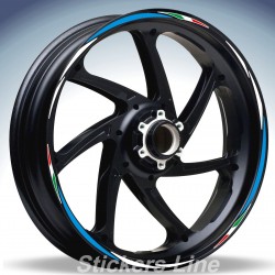 Adesivi ruote moto strisce cerchi per BMW F800ST stickers wheel F800 ST Racing 4