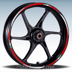 Adesivi ruote moto strisce cerchi per DUCATI DIAVEL mod. Racing 3 stickers wheel