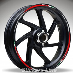 Adesivi ruote moto strisce cerchi per DUCATI 848 Racing 4 stickers wheel
