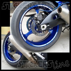 Adesivi ruote moto strisce cerchi per KAWASAKI Z1000 Z1000SX Racing3 stickers