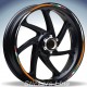 Adesivi ruote moto strisce cerchi per KTM 950 SMR Racing 4 stickers wheel 950smr