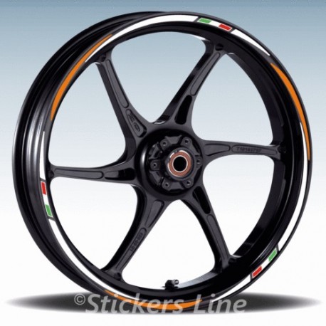 Adesivi ruote moto strisce cerchi DUCATI, SUZUKI, HONDA, YAMAHA, TRIUMPH, KTM