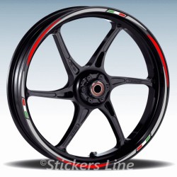 Adesivi ruote moto strisce cerchi per MV Agusta F3 Mod. Racing 3 stickers wheel
