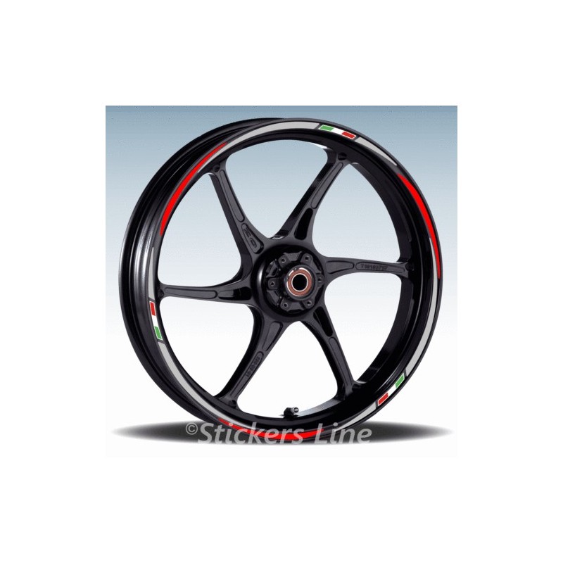 strisce RACING1 cerchi ruote wheels Adesivi moto APRILIA SRV 850 ABS 