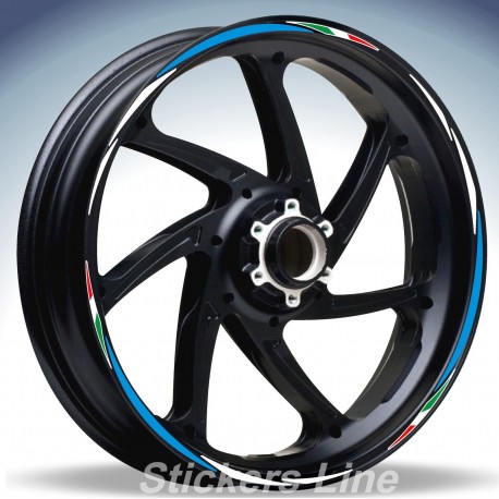 Adesivi ruote moto strisce cerchi SUZUKI HAYABUSA Racing 4 sitckers wheel 