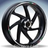 Adesivi ruote moto strisce cerchi SUZUKI SV 650 Racing 4 sitckers wheel SV650