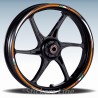 Adesivi ruote moto strisce cerchi per Triumph STREET TRIPLE Racing3 wheel