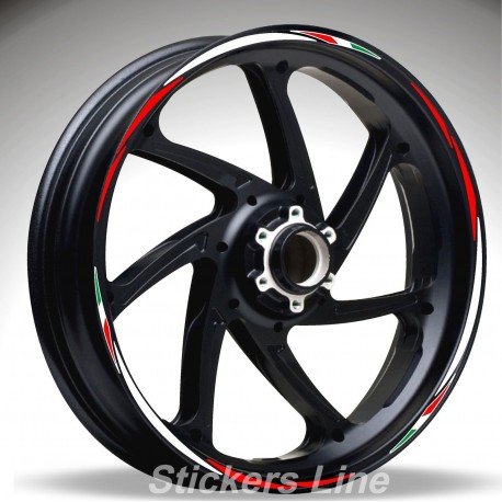 Adesivi ruote moto strisce cerchi per Triumph DAYTONA mod Racing3 stickers wheel