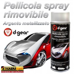 Vernice removibile ARANCIO LUCIDO 400ml Pellicola spray wrapping auto moto