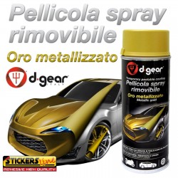 Vernice removibile NERO OPACO 400ml Pellicola spray wrapping cerchi auto moto