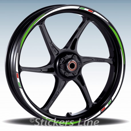 Adesivi ruote moto strisce cerchi per KAWASAKI Z800 Racing3 Z800 stickers wheel