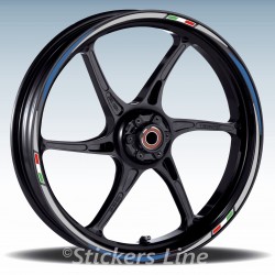 Adesivi ruote moto strisce cerchi per YAMAHA MT-01 MT 01 Racing 3 wheel stickers