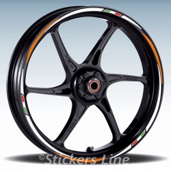 Adesivi ruote moto CBF 600 strisce cerchi Honda CBF600 Racing3 stickers wheel