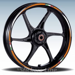 Adesivi ruote moto strisce cerchi per KAWASAKI VERSYS Racing 3 stickers wheel