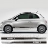 Adesivi FIAT 500 SPORT fasce adesive FIAT 500 adesivo 500 spatola OMAGGIO