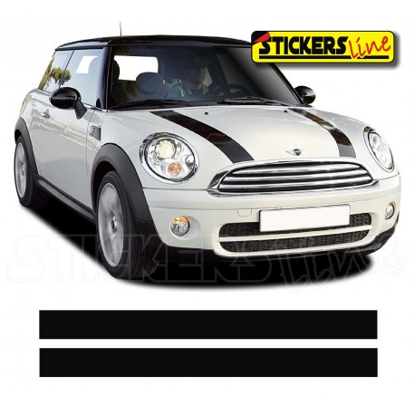 Adesivi MINI bonnet stickers MINI COOPER fasce COFANO