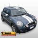 Fasce adesive per mini strisce mini cooper tetto cofano retro Viper bonnet stickers