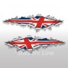 Adesivi bandiera INGLESE strappo English flag Inghilterra