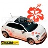 Kit di adesivi FIORI 1 SMART FIAT 500 OPEL ADAM adesivo car Flowers stickers