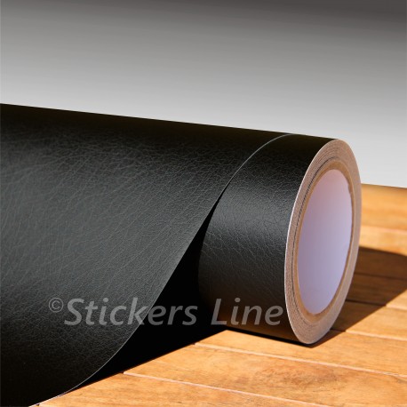 Pellicola pelle nera  adesivo cast black leather cuoio car wrapping auto moto