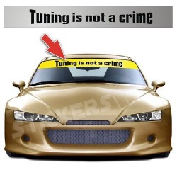 Adesivi tuning FASCIA PARASOLE Tuning is not a crime