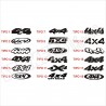 Adesivi 4x4 auto fuoristrada off road 4x4 FORMATO NORMALE