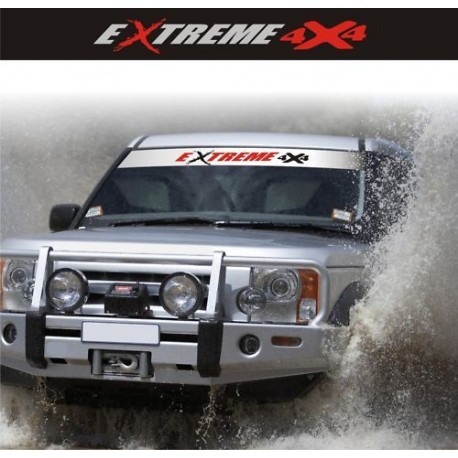 Fascia parasole EXTREME 4X4 adesivi per fuoristrada off-road adesivo parasole