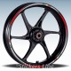 Adesivi ruote moto strisce cerchi per GILERA NEXUS (Racing 3) - NEXUS wheel