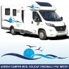 Adesivi per camper mod. Holiday adesivo camper caravan Laika Elnagh Mobilvetta Adria Hymer Hobby Arca ecc