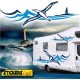 Adesivi per camper mod. Sea Storm adesivo camper caravan Laika Elnagh Mobilvetta Adria Hymer Hobby Arca ecc