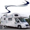 Adesivi per camper mod. Mirage adesivo camper caravan Laika Elnagh Mobilvetta Adria Hymer Hobby Arca ecc