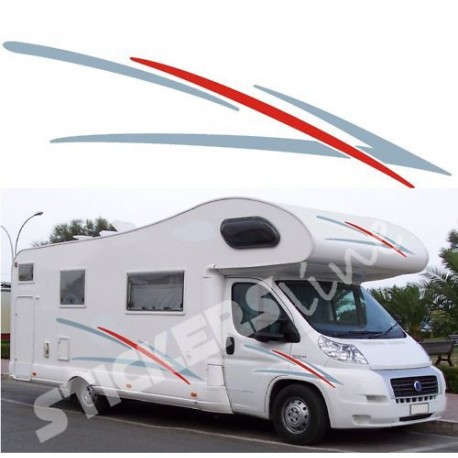 Adesivi per camper mod. Sky adesivo camper caravan Laika Elnagh Mobilvetta Adria Hymer Hobby Arca ecc