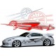 Adesivi RACING 2 adesivi auto tuning decalcomanie auto