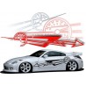 Adesivi RACING 2 adesivi auto tuning decalcomanie auto
