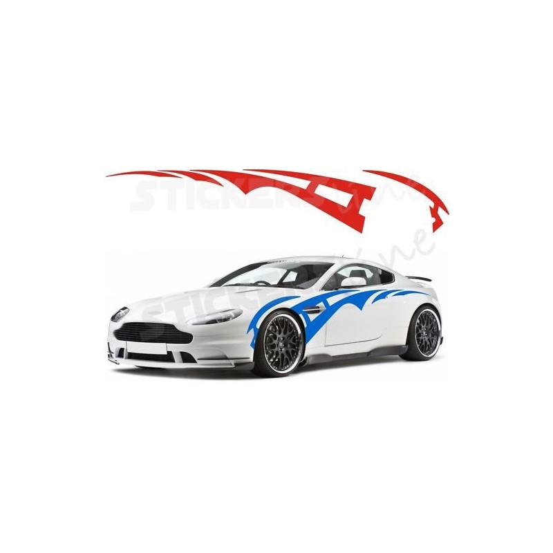 2 Adesivi Emblema Bandiera Francia 3D Per Auto - In Lega Di Zinco Cromato, Dimensioni 1.7x15 Cm