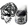 Adesivi auto tuning stickers decalcomanie TIGER cofano