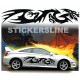 Adesivi auto tuning DRAGO 6 decalcomanie car stickers