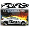 Adesivi auto tuning DRAGO 6 decalcomanie car stickers