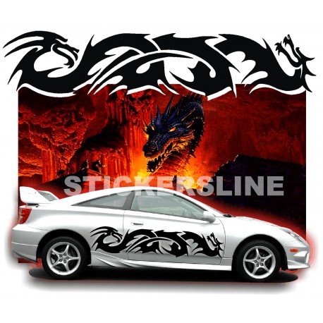 Adesivi DRAGO adesivi auto tuning car stickers DRAGO 7