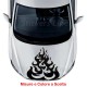 Fiamme adesive Adesivi cofano auto tuning Fiamma 2 COFANO car stickers decals