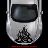 Fiamme adesive Adesivi cofano auto tuning Fiamma 3 COFANO car stickers decals