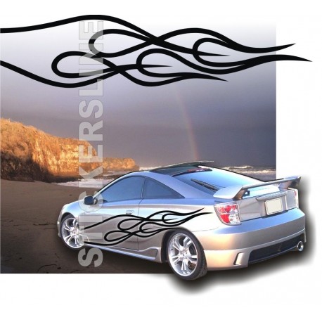 Fiamme adesive Adesivi fiamme auto tuning Fiamma 7 FIANCATE car stickers decals