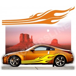 Fiamme adesive Adesivi fiamme auto tuning Fiamma 8 FIANCATE car stickers decals