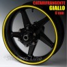 Strisce adesive cerchi moto GIALLO CATARIFRANGENTE™ 6mm rinfrangenti riflettenti