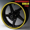 Strisce adesive cerchi moto GIALLO CATARIFRANGENTE™ 9mm rinfrangenti riflettenti