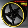 Strisce adesive cerchi moto GIALLO CATARIFRANGENTE™ 11mm rinfrangenti riflettenti