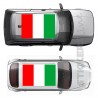 Adesivo tetto auto bandiera ITALIANA adesivi capote fuoristrada MIS. maxi