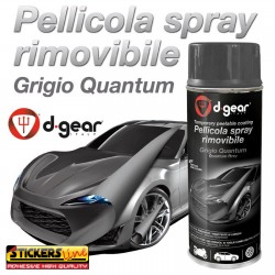 Vernice removibile GRIGIO QUANTUM Pellicola spray wrapping cerchi auto moto
