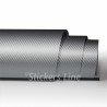 Pellicola carbonio silver EASY 3d adesivo car wrapping auto moto